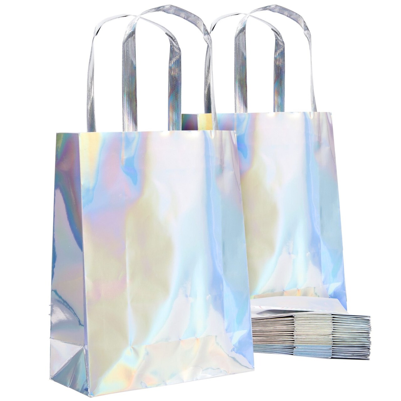 Silver foil hot sale gift bags